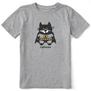 Kids Catman Al Short Sleeve Crusher Tee Life is Good