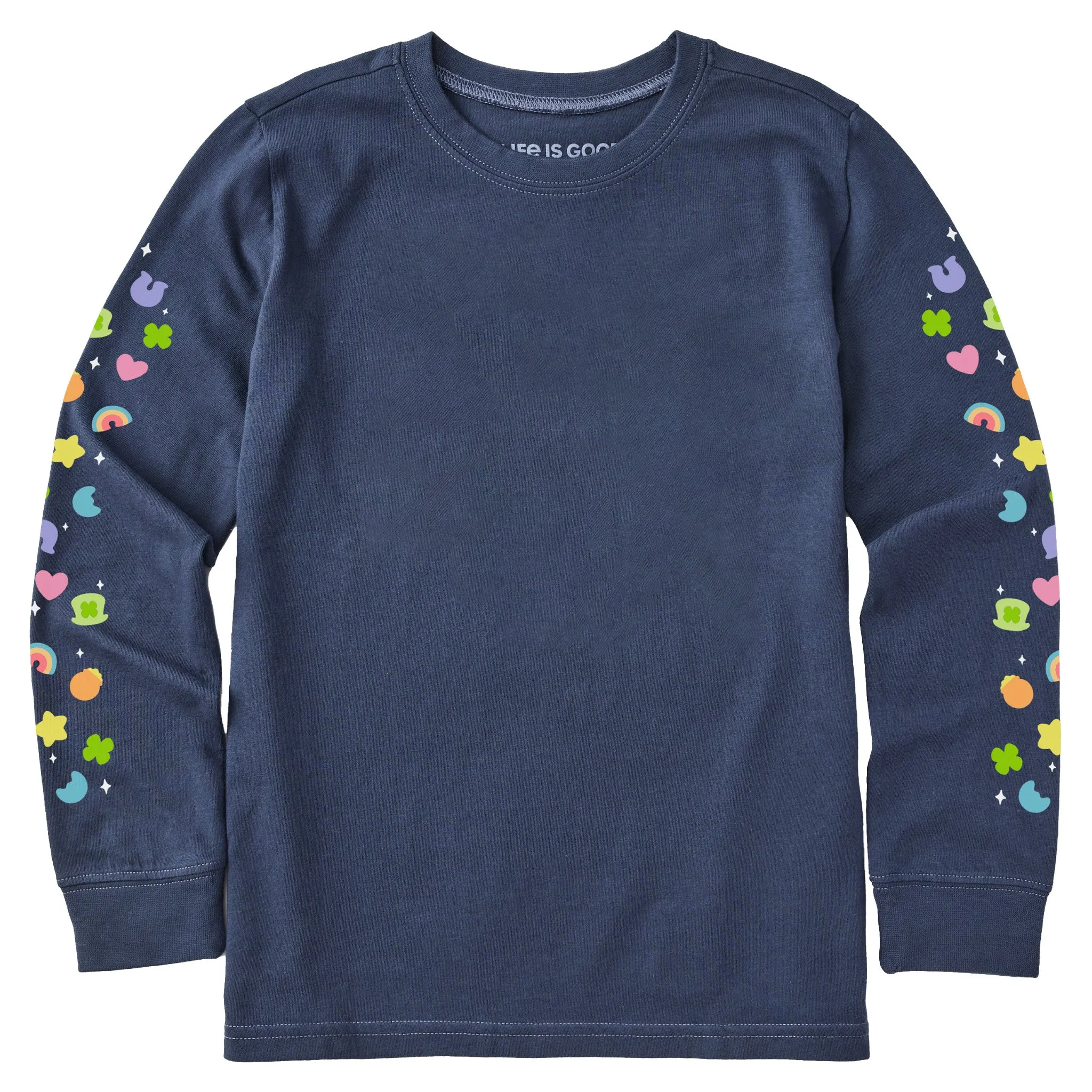 Kids Charmed Icons Long Sleeve Crusher Tee Life is Good