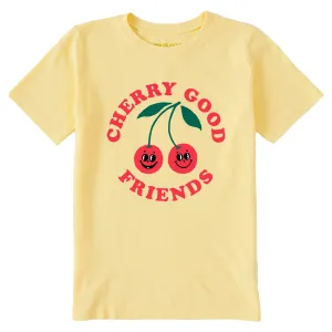 Kids Cherry Good Friends Short Sleeve Crusher Tee Life is Good