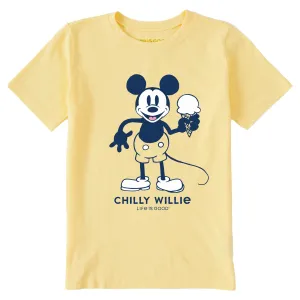 Kids Chilly Willie Short Sleeve Crusher Tee Life is Good