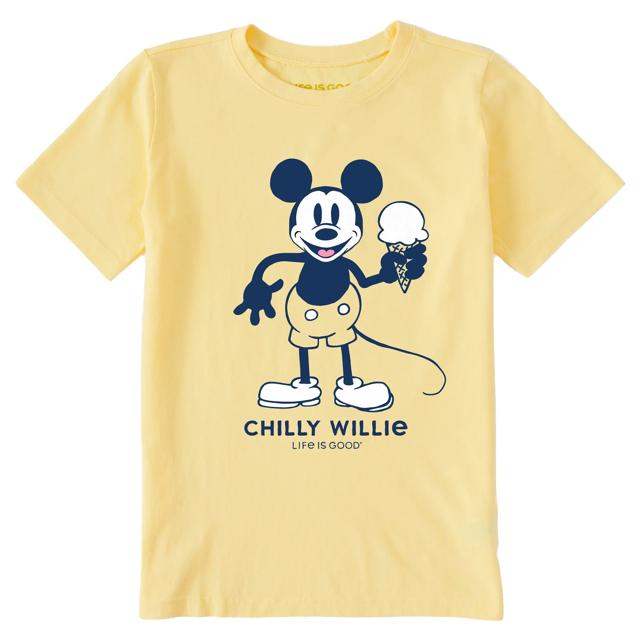 Kids Chilly Willie Short Sleeve Crusher Tee Life is Good