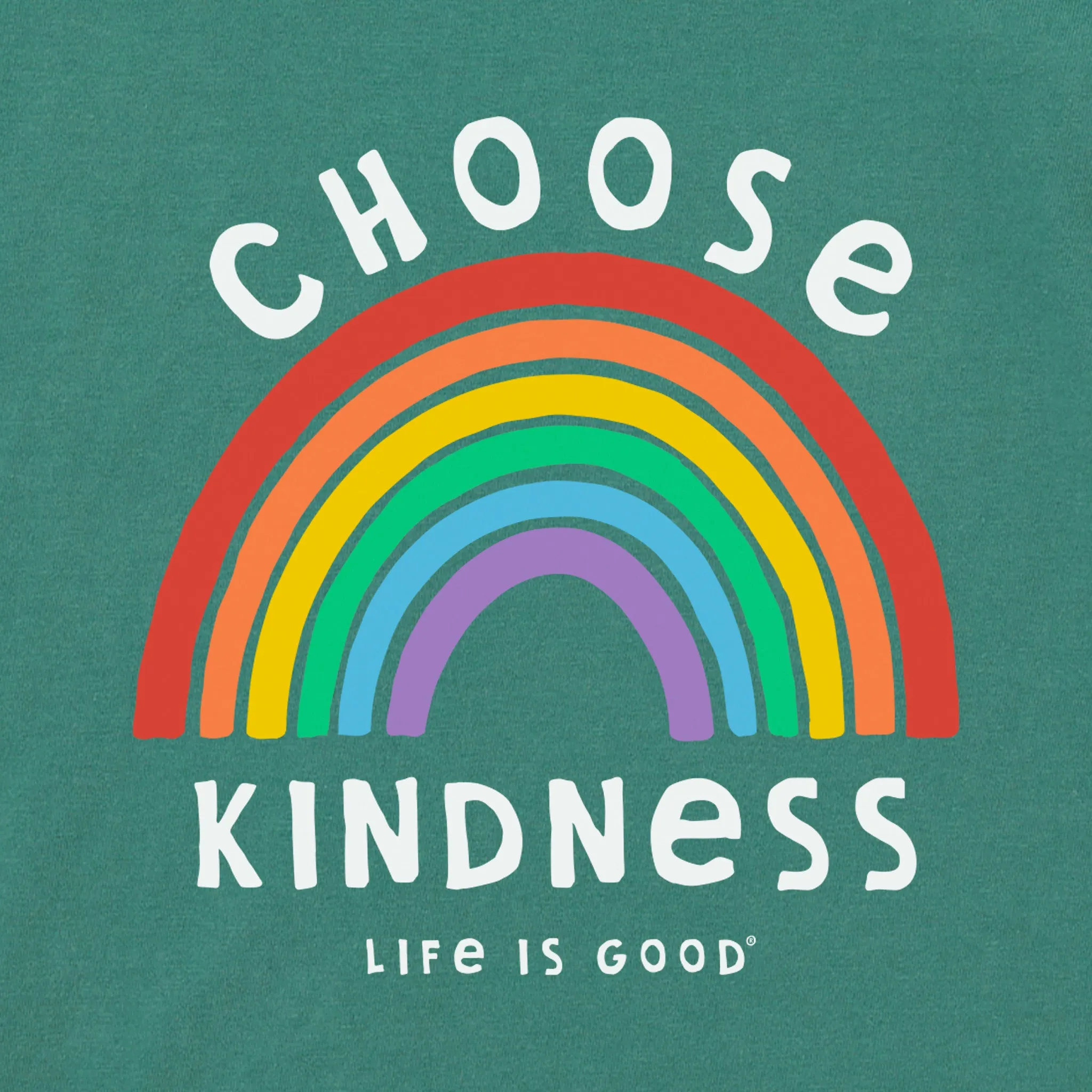 Kids Choose Kindness Long Sleeve Crusher Tee Life is Good