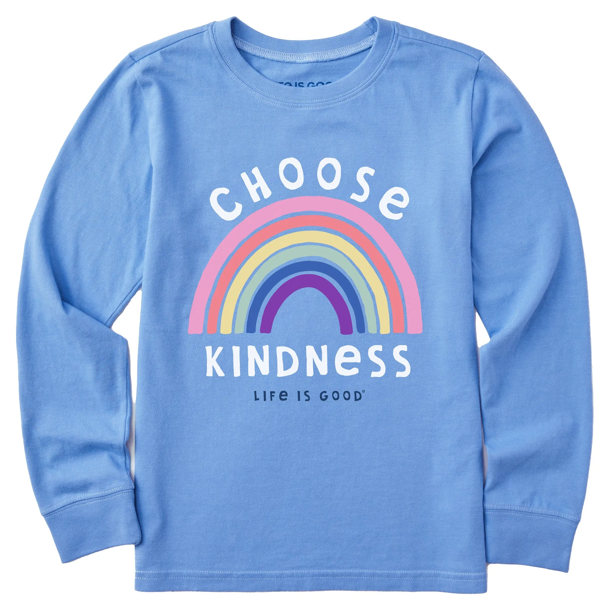 Kids Choose Kindness Long Sleeve Crusher Tee Life is Good