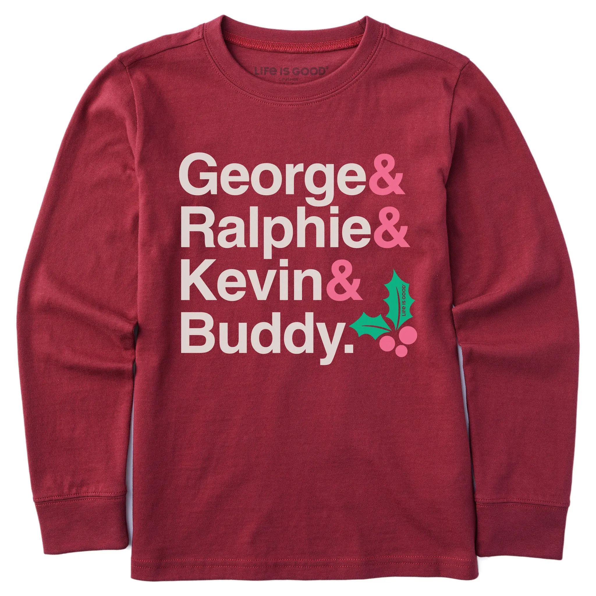 Kids Christmas Movie Legends Long Sleeve Crusher Tee Life is Good