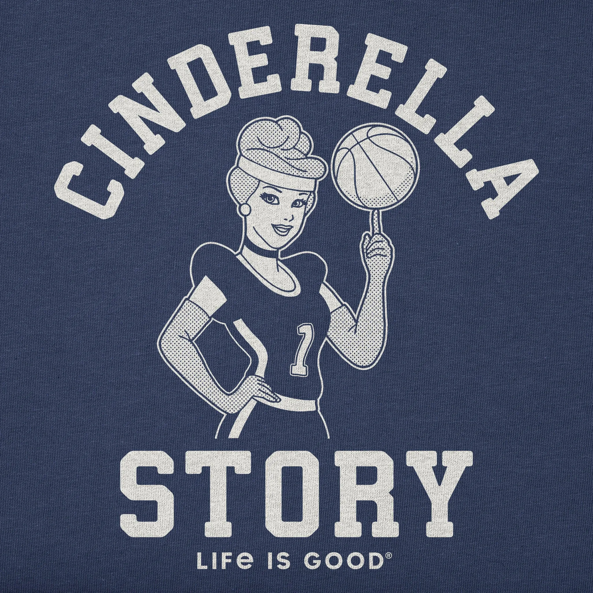 Kids Cinderella Story Short Sleeve Crusher Tee Life is Good