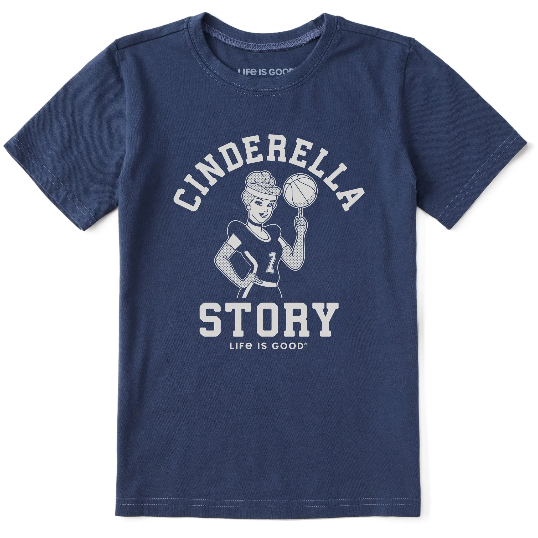 Kids Cinderella Story Short Sleeve Crusher Tee Life is Good