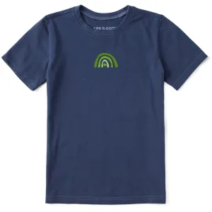 Kids Clover Rainbow Short Sleeve Crusher Tee Life is Good