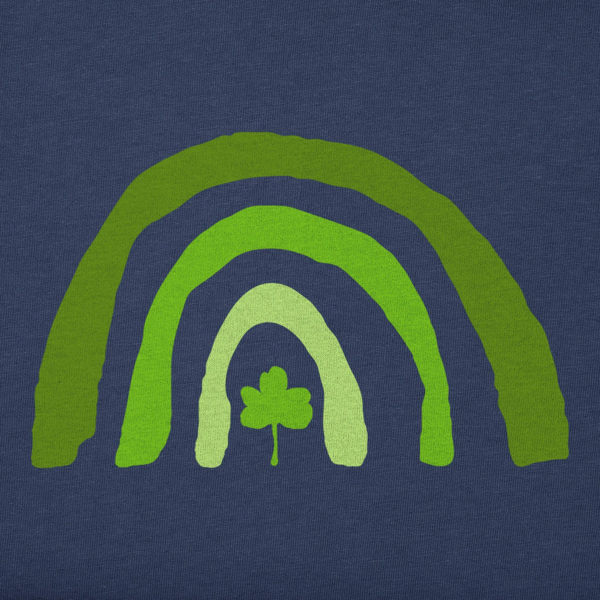 Kids Clover Rainbow Short Sleeve Crusher Tee Life is Good