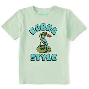 Kids Cobra Style Short Sleeve Crusher Tee Life is Good