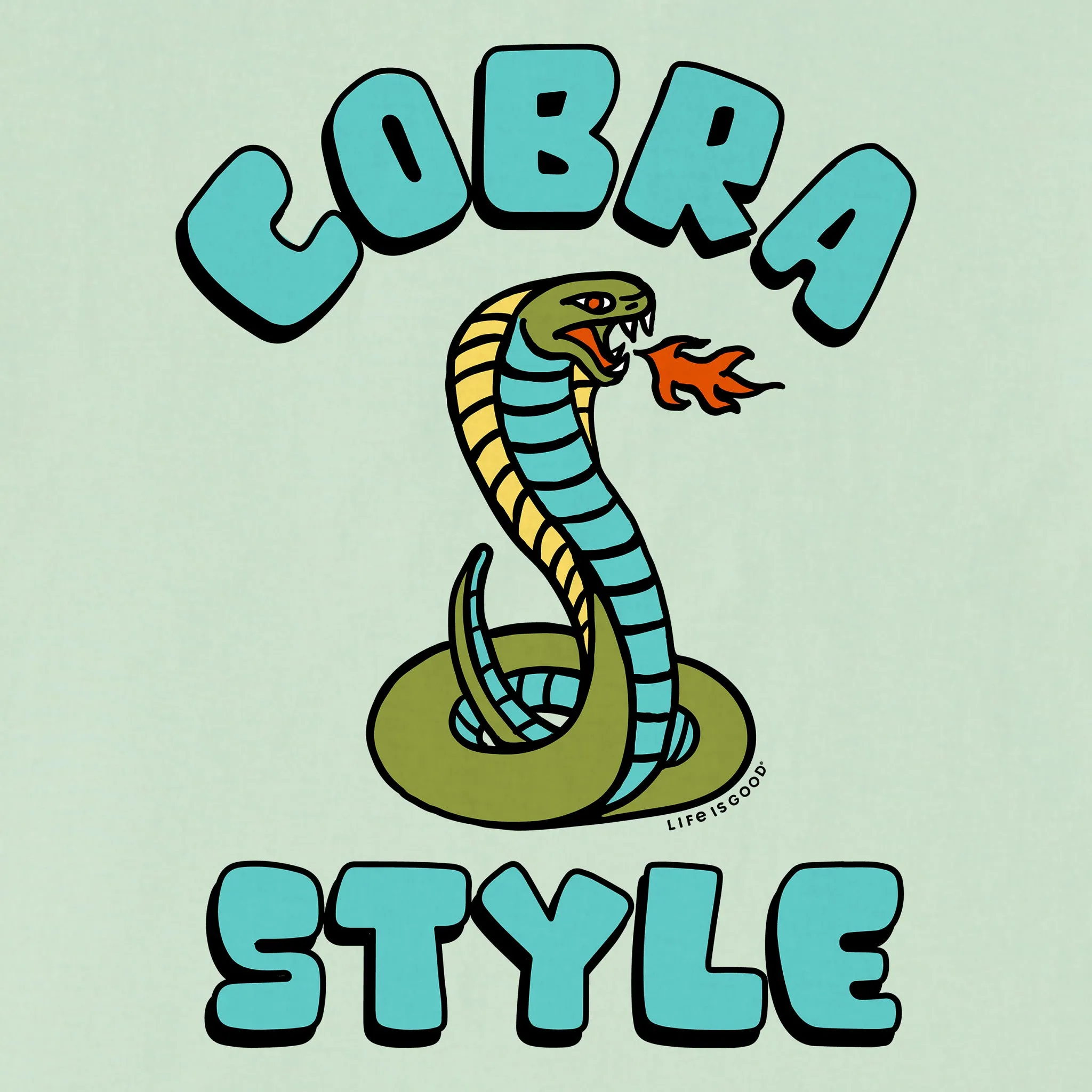 Kids Cobra Style Short Sleeve Crusher Tee Life is Good