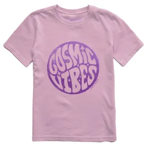 Kids Cosmic Vibes Short Sleeve Crusher Tee Life is Good