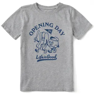 Kids Craft Opening Day '24 Baseball Short Sleeve Crusher Tee Life is Good