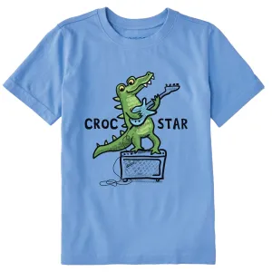 Kids Croc Star Short Sleeve Crusher Tee Life is Good