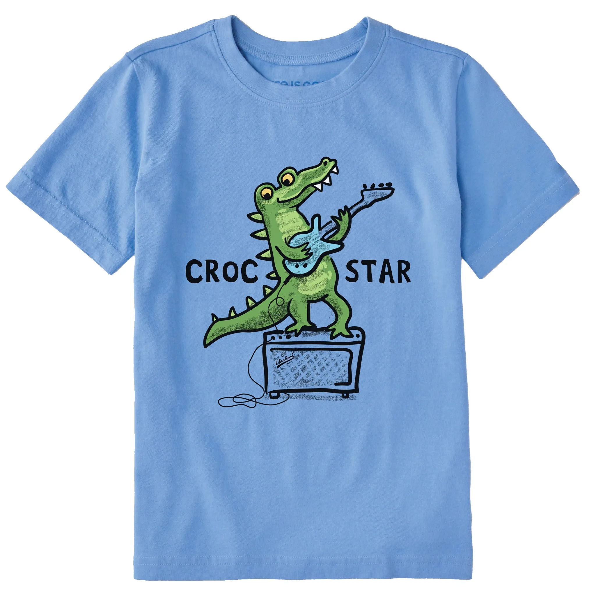 Kids Croc Star Short Sleeve Crusher Tee Life is Good