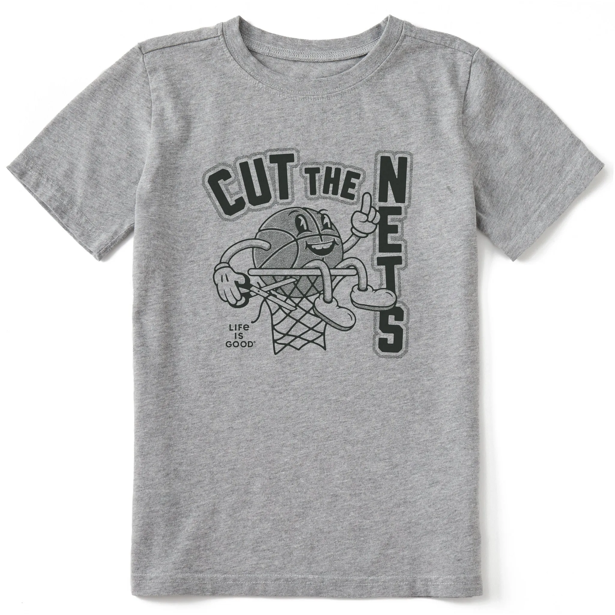 Kids Cut the Nets Short Sleeve Crusher Tee Life is Good