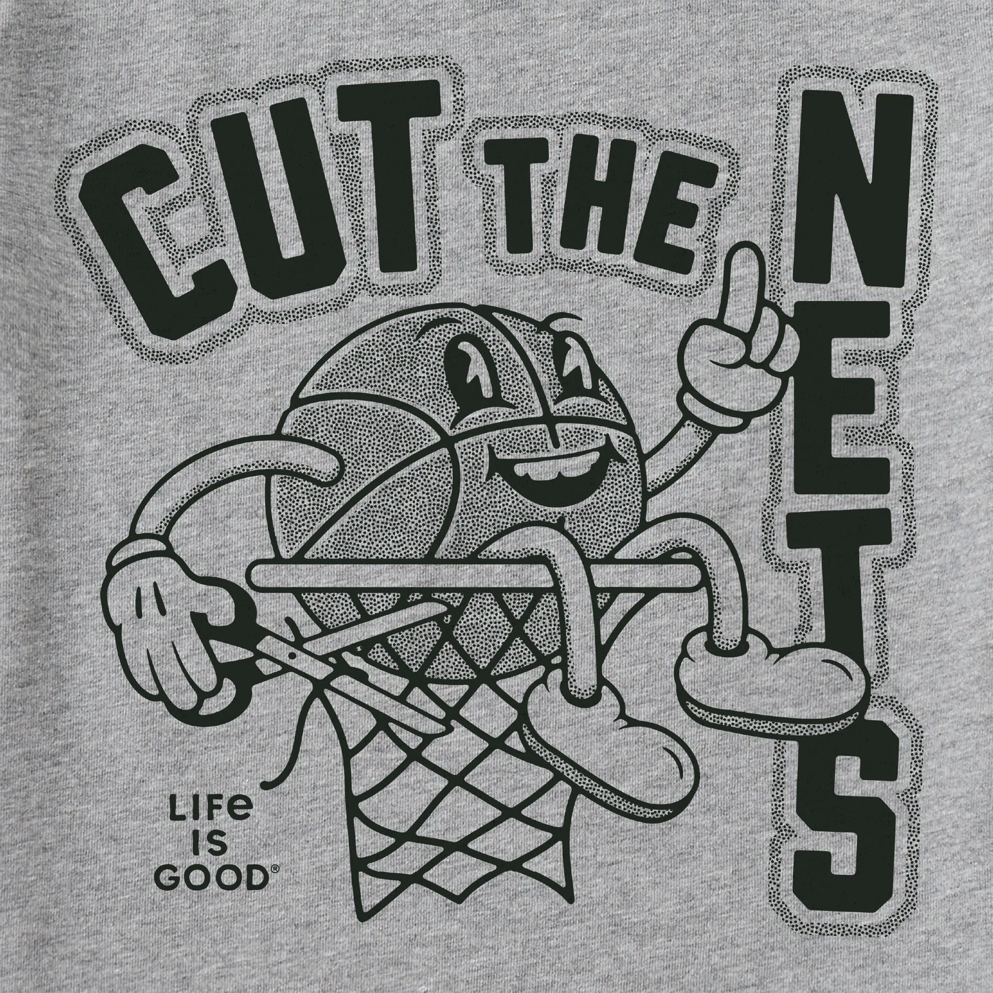 Kids Cut the Nets Short Sleeve Crusher Tee Life is Good
