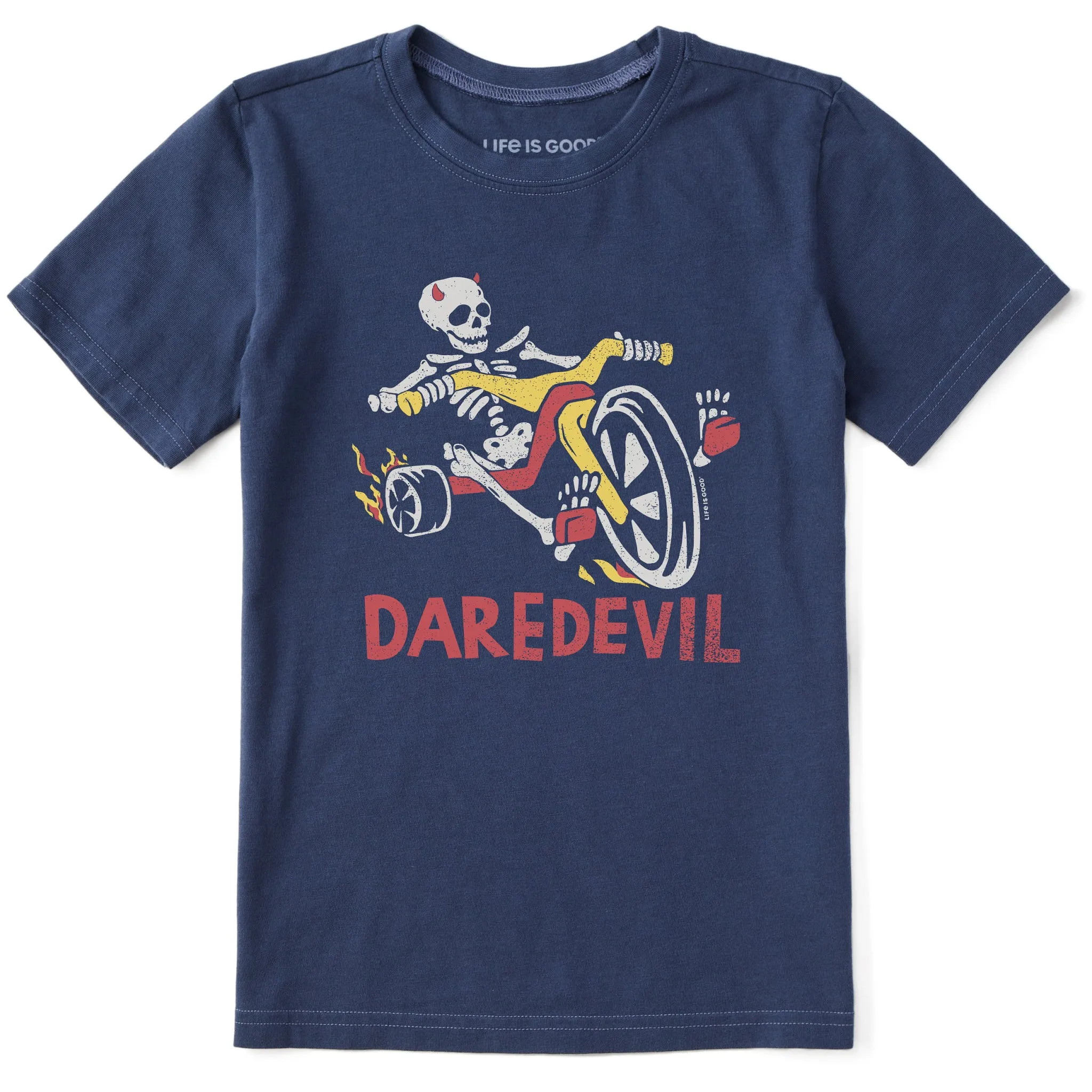 Kids Daredevil Short Sleeve Crusher Tee Life is Good
