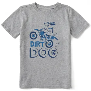 Kids Dirt Dog Short Sleeve Crusher Tee Life is Good