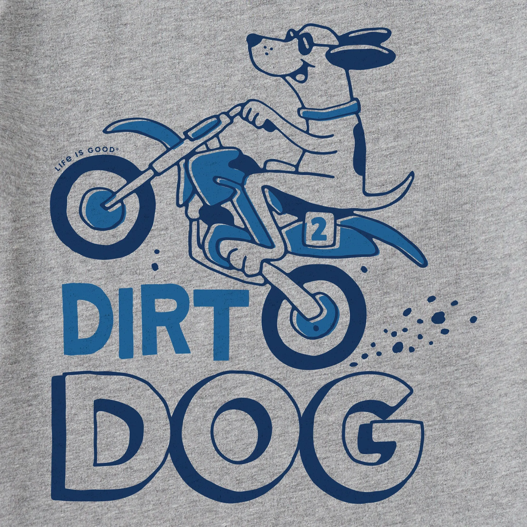 Kids Dirt Dog Short Sleeve Crusher Tee Life is Good