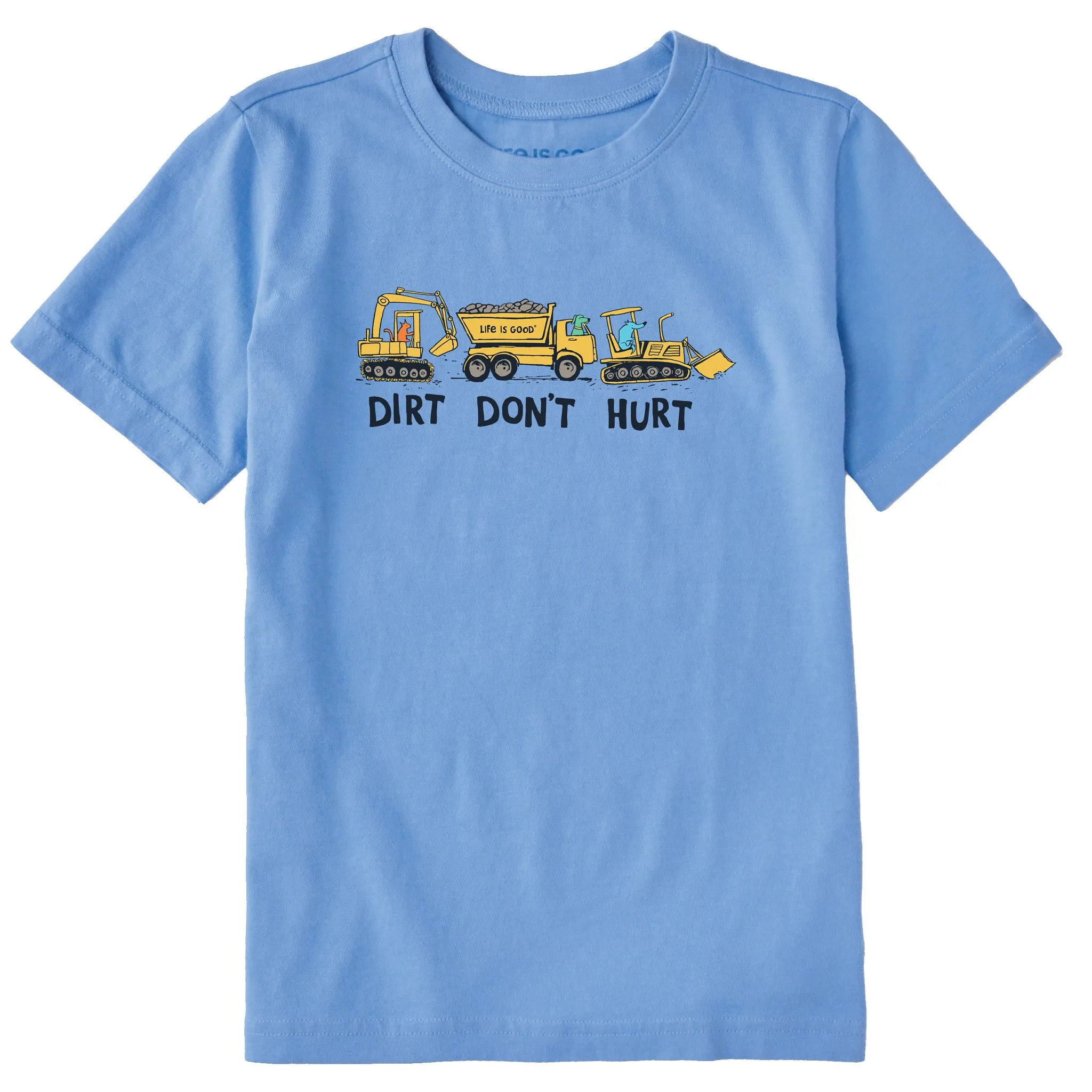 Kids Dirt Dont Hurt Short Sleeve Crusher Tee Life is Good
