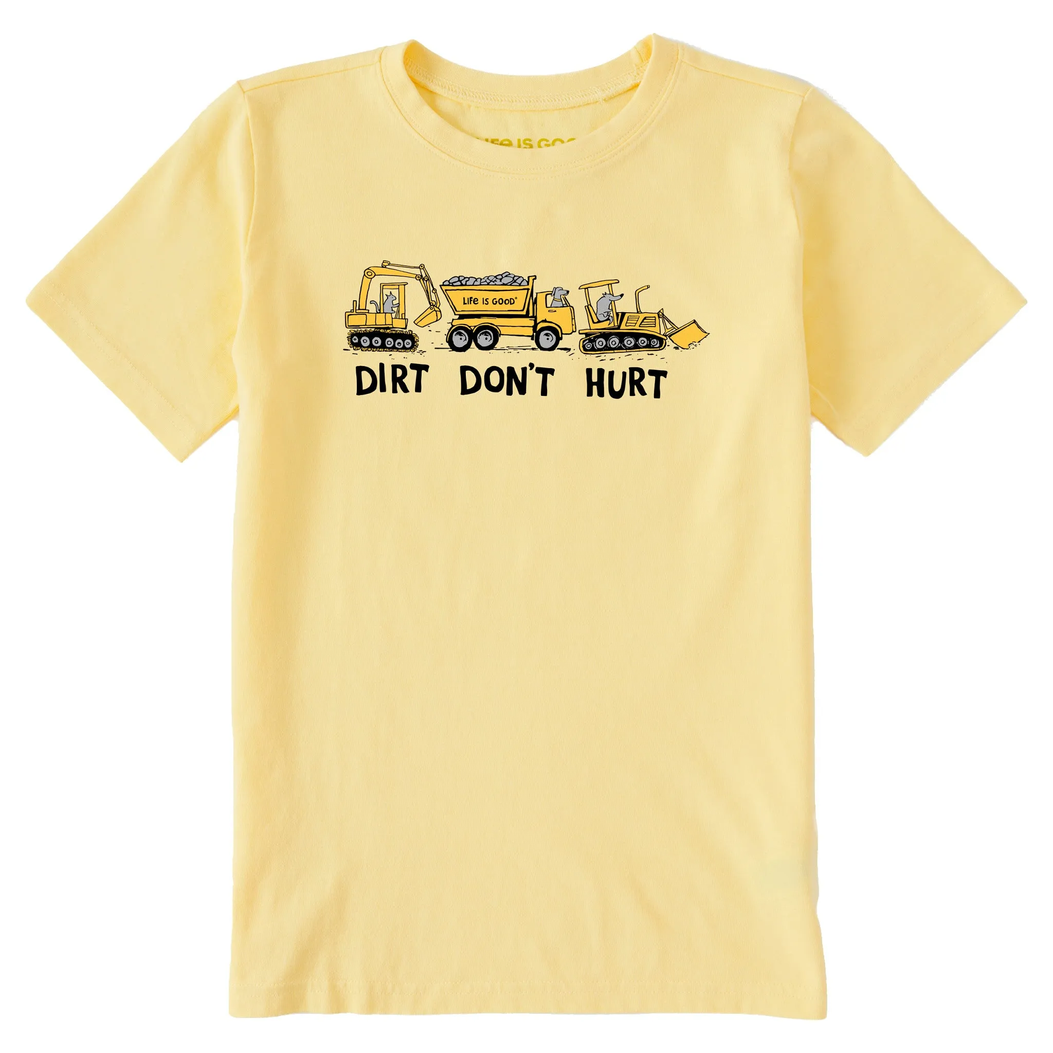Kids Dirt Dont Hurt Short Sleeve Crusher Tee Life is Good