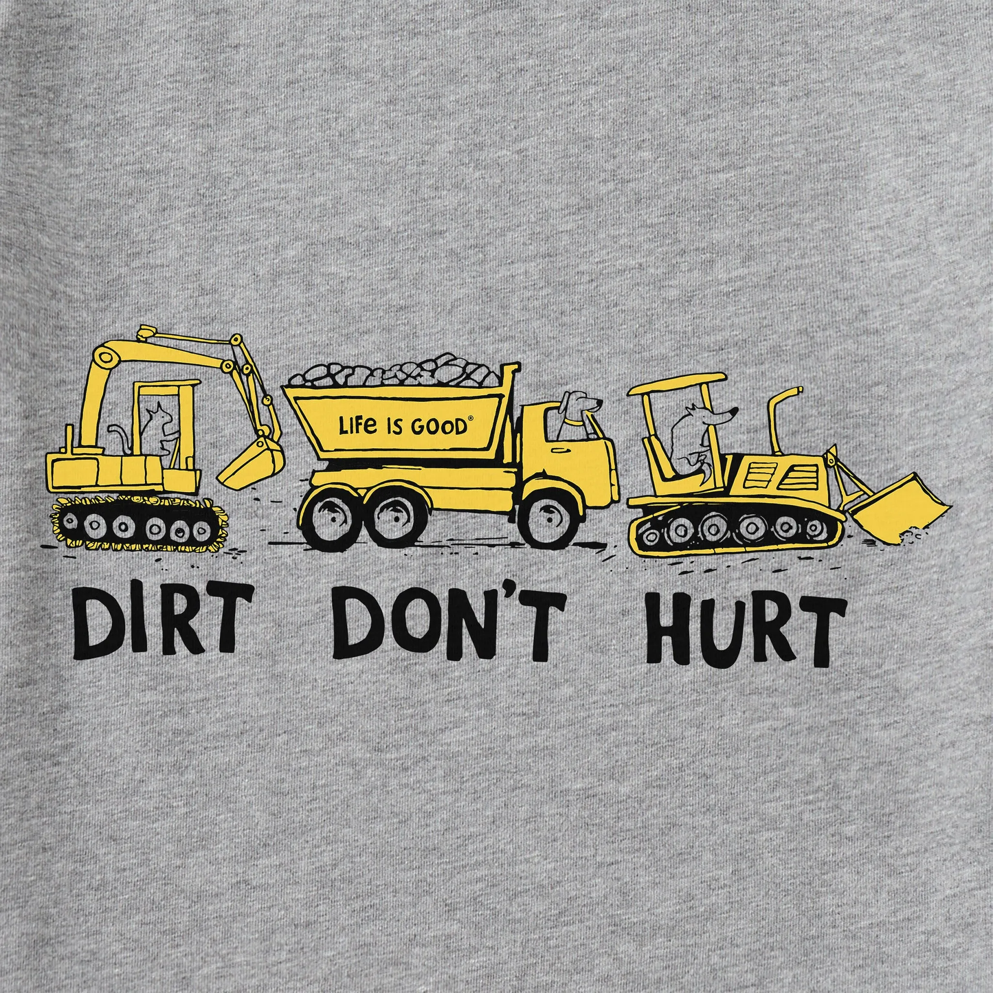 Kids Dirt Dont Hurt Short Sleeve Crusher Tee Life is Good