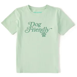 Kids Dog Friendly Short Sleeve Crusher Tee Life is Good
