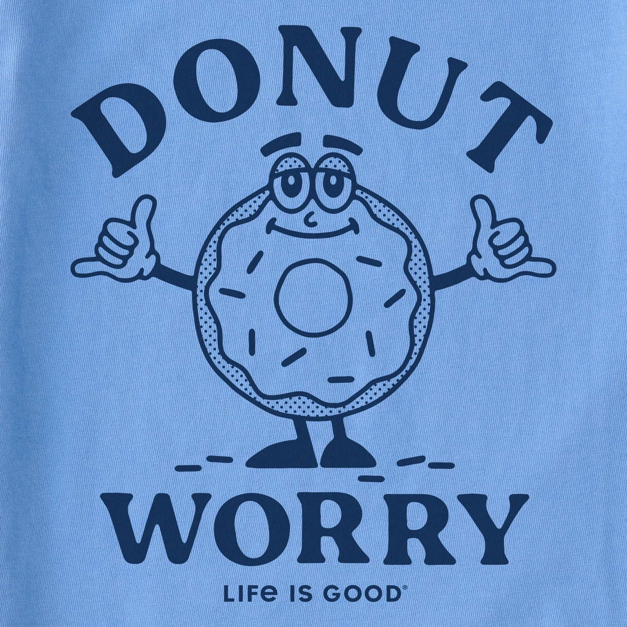 Kids Donut Worry Short Sleeve Crusher Tee Life is Good
