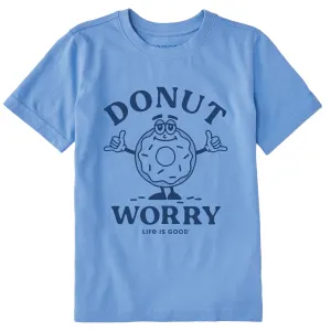 Kids Donut Worry Short Sleeve Crusher Tee Life is Good