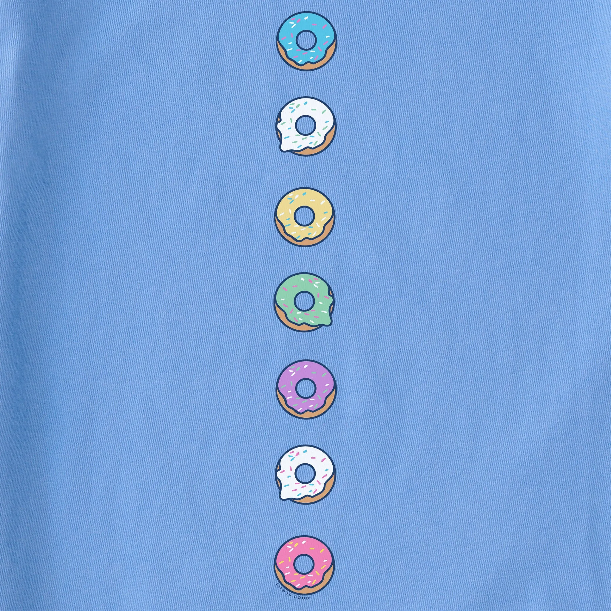 Kids Donuts Long Sleeve Crusher Tee Life is Good