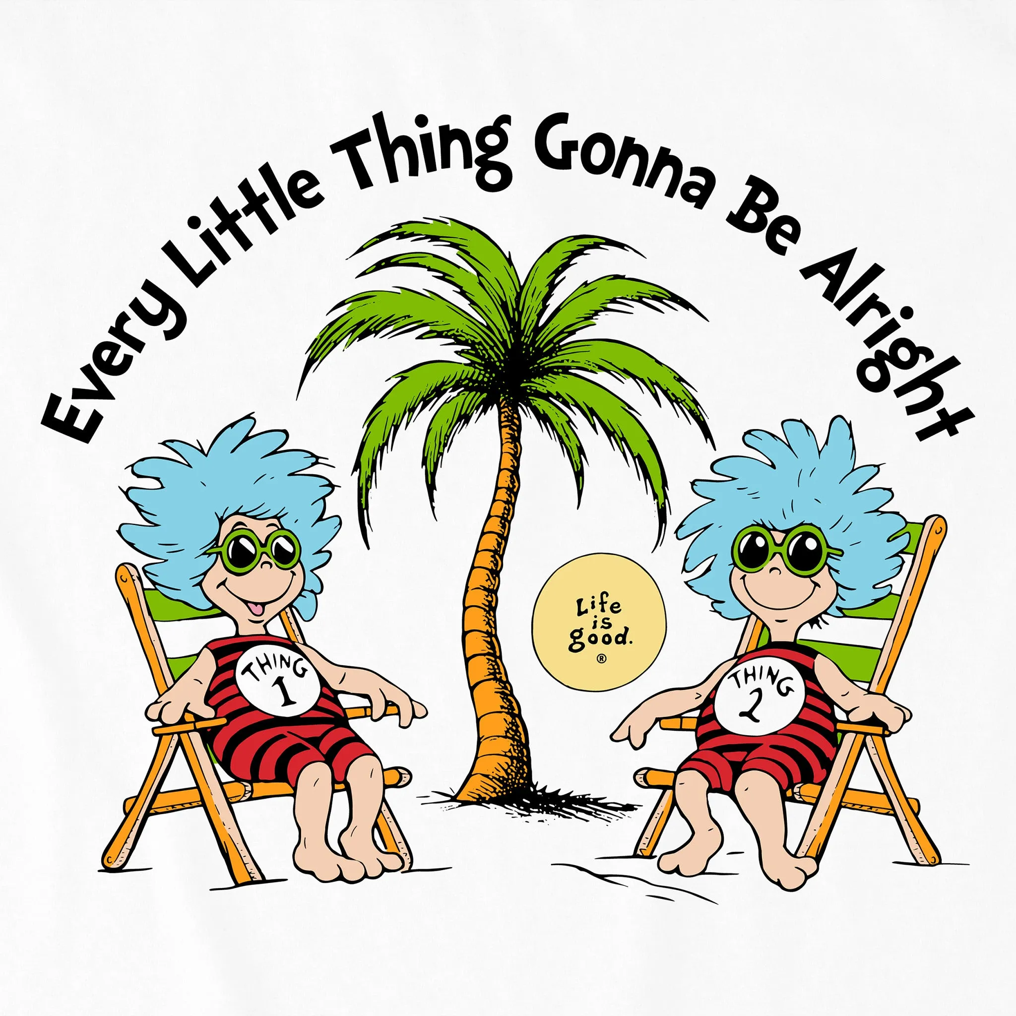 Kids Dr. Seuss Every Little Thing Short Sleeve Crusher Tee Life is Good