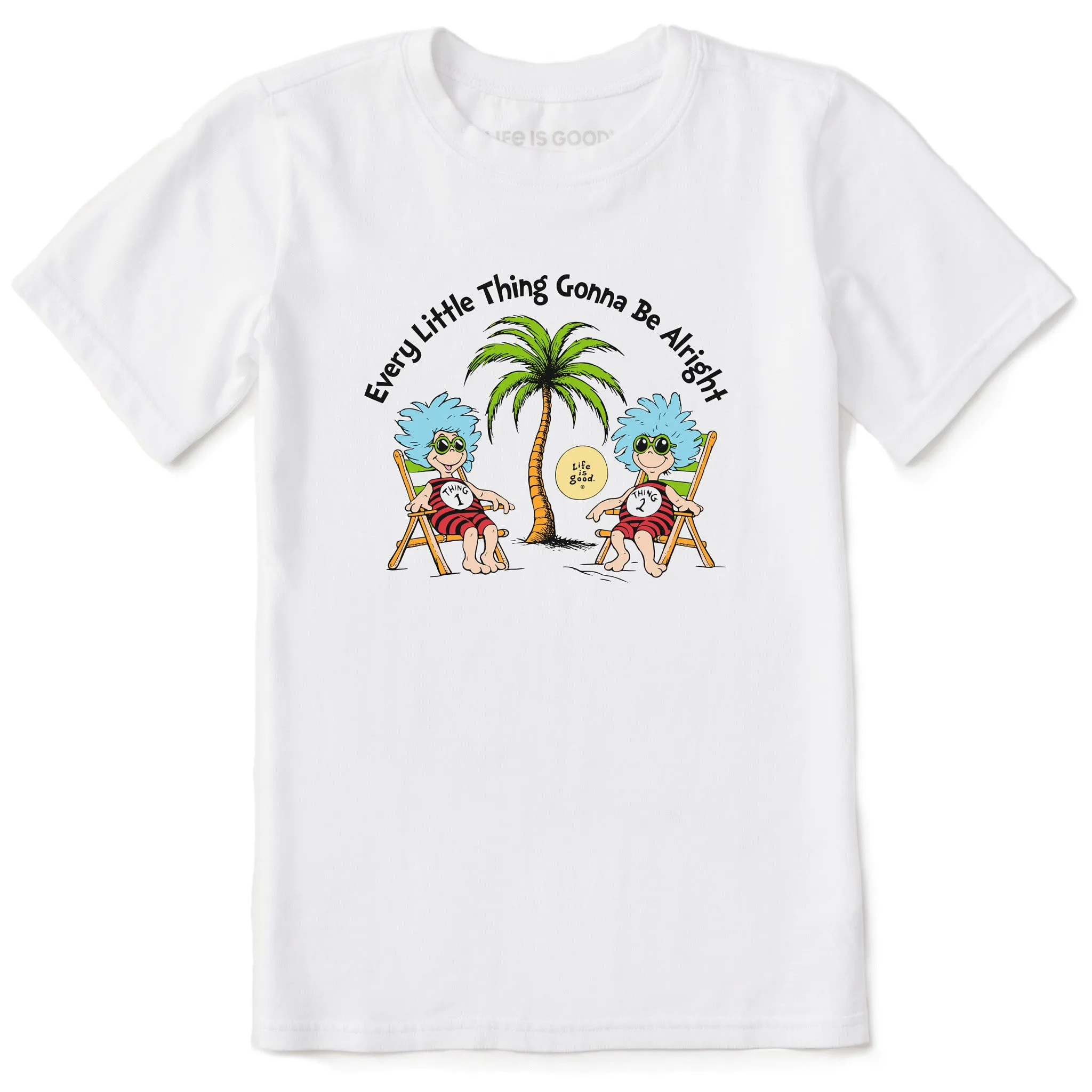 Kids Dr. Seuss Every Little Thing Short Sleeve Crusher Tee Life is Good