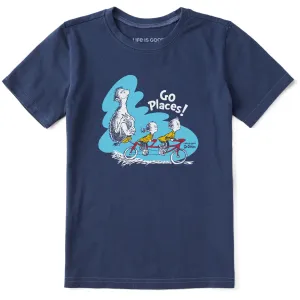 Kids Dr. Seuss Go Places Short Sleeve Crusher Tee Life is Good