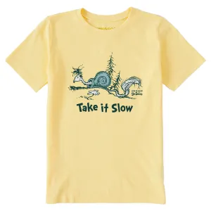 Kids Dr. Seuss Take It Slow Short Sleeve Crusher Tee Life is Good
