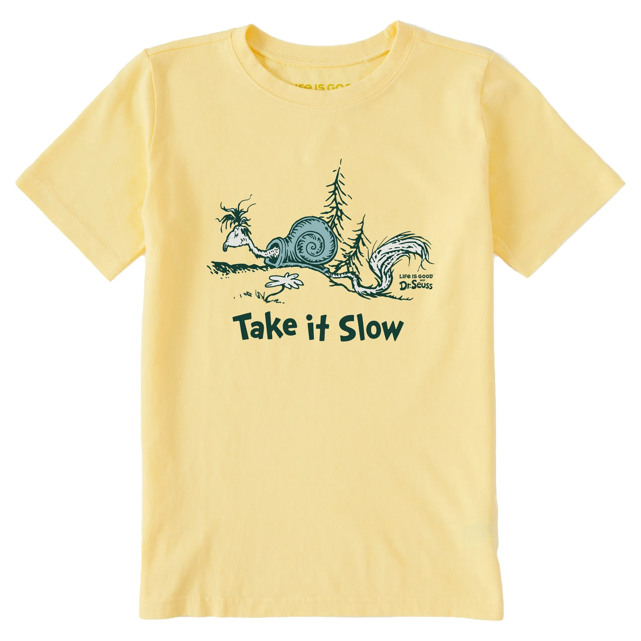 Kids Dr. Seuss Take It Slow Short Sleeve Crusher Tee Life is Good
