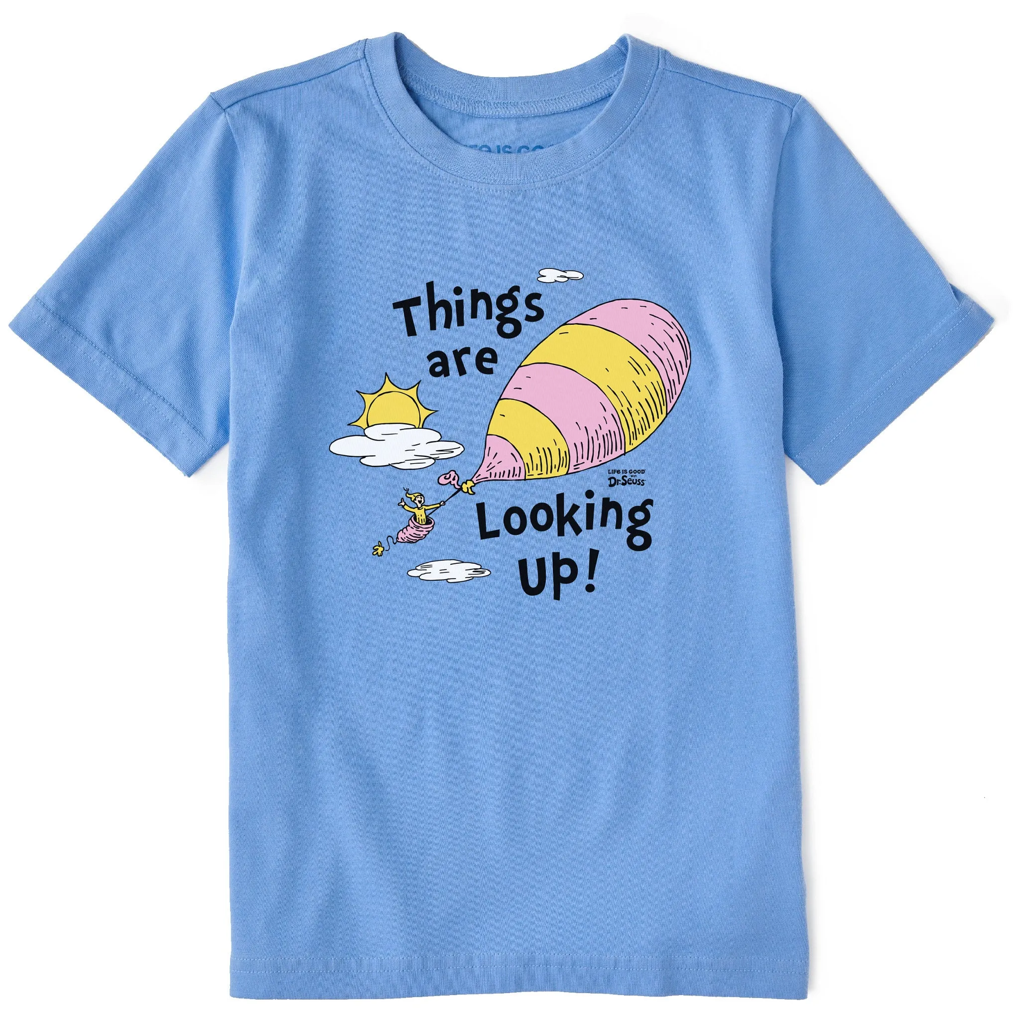 Kids Dr. Seuss Things are Looking Up Short Sleeve Crusher Tee Life is Good