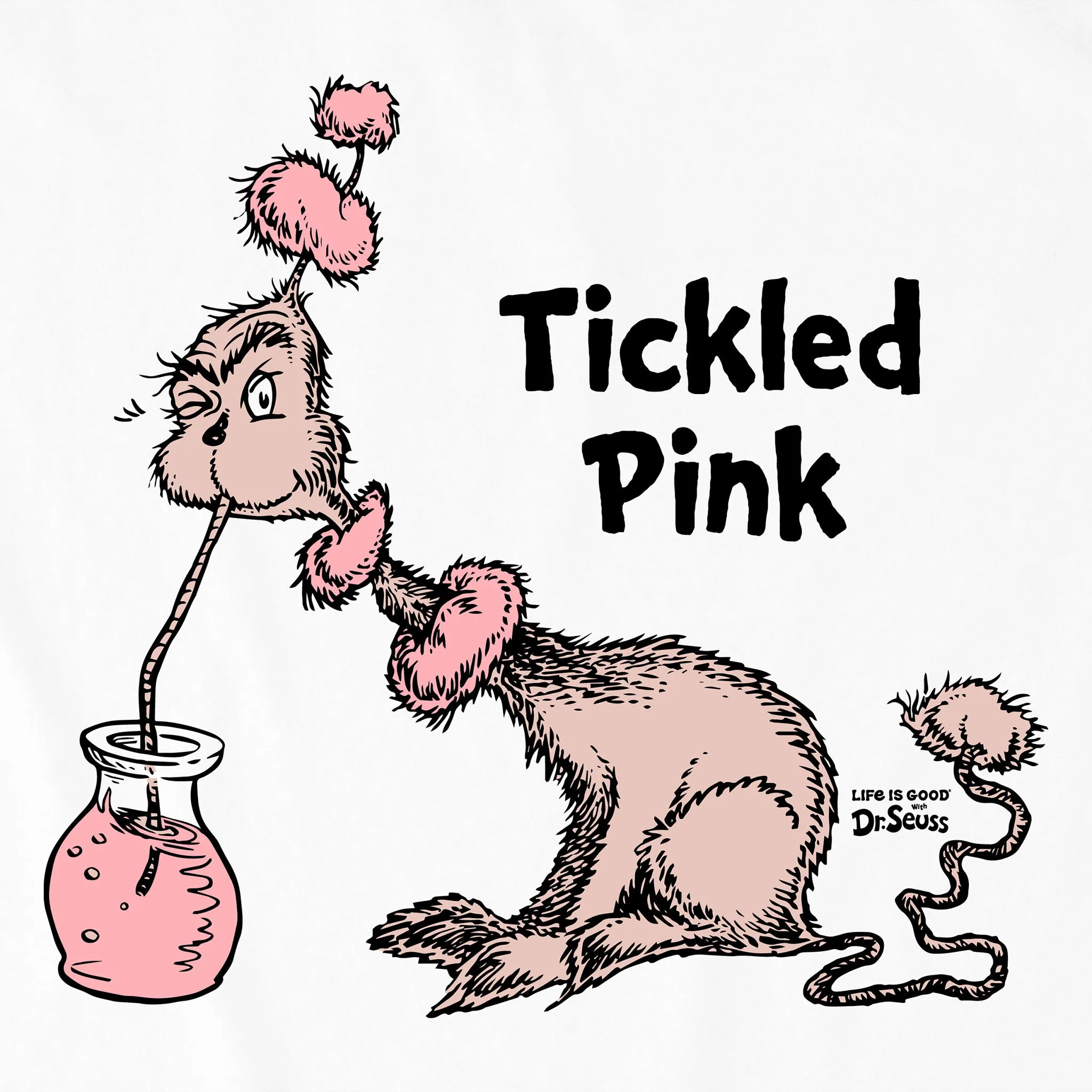 Kids Dr. Seuss Tickled Pink Short Sleeve Crusher Tee Life is Good