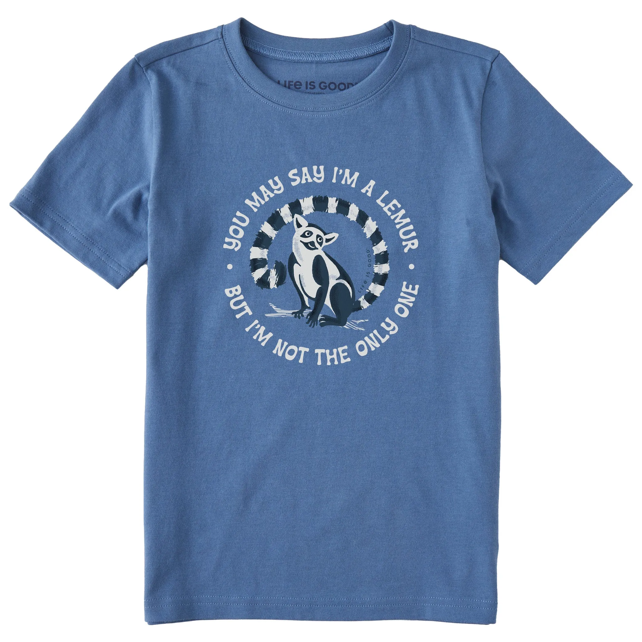 Kids Dreamer Lemur Short Sleeve Crusher Tee Life is Good
