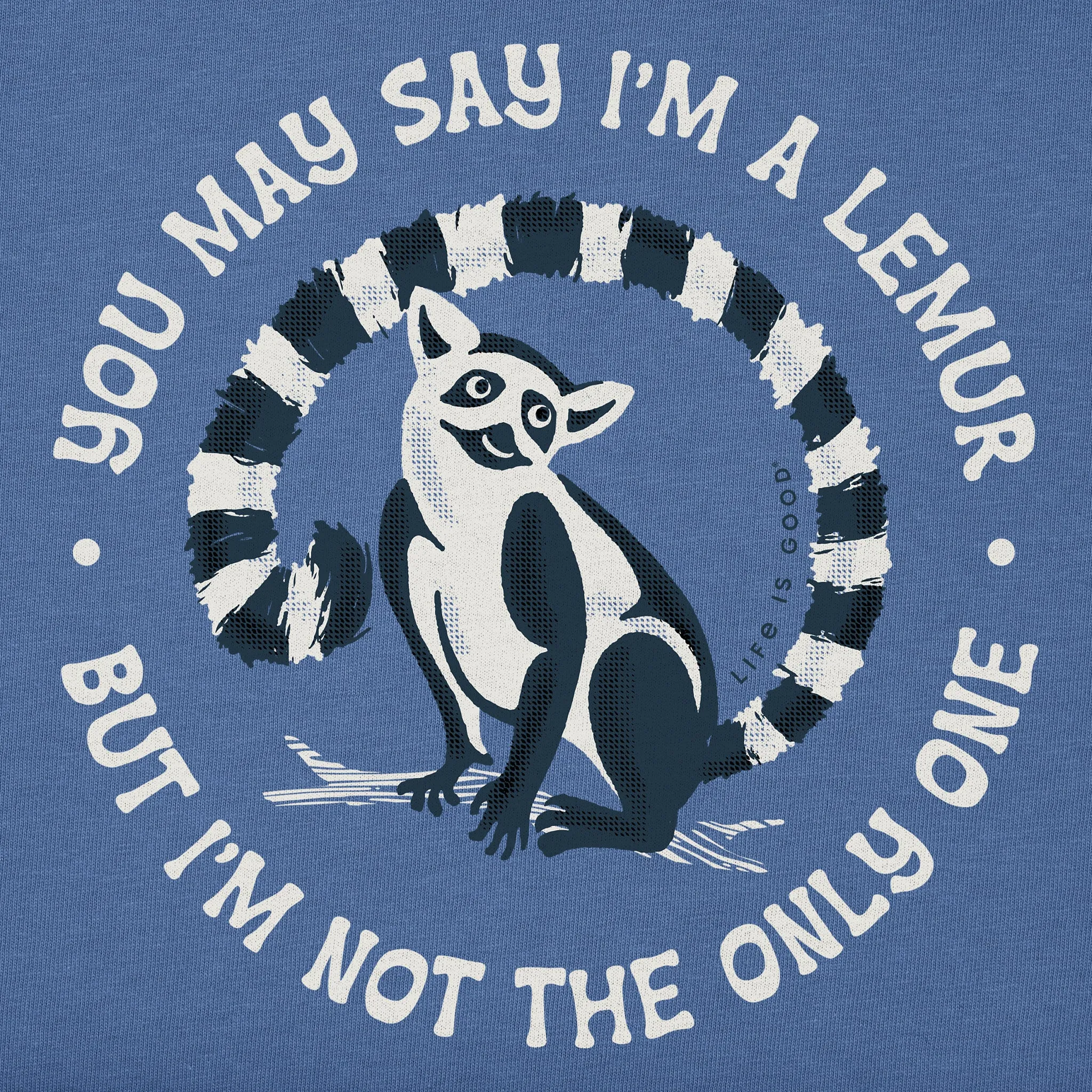 Kids Dreamer Lemur Short Sleeve Crusher Tee Life is Good