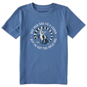Kids Dreamer Lemur Short Sleeve Crusher Tee Life is Good