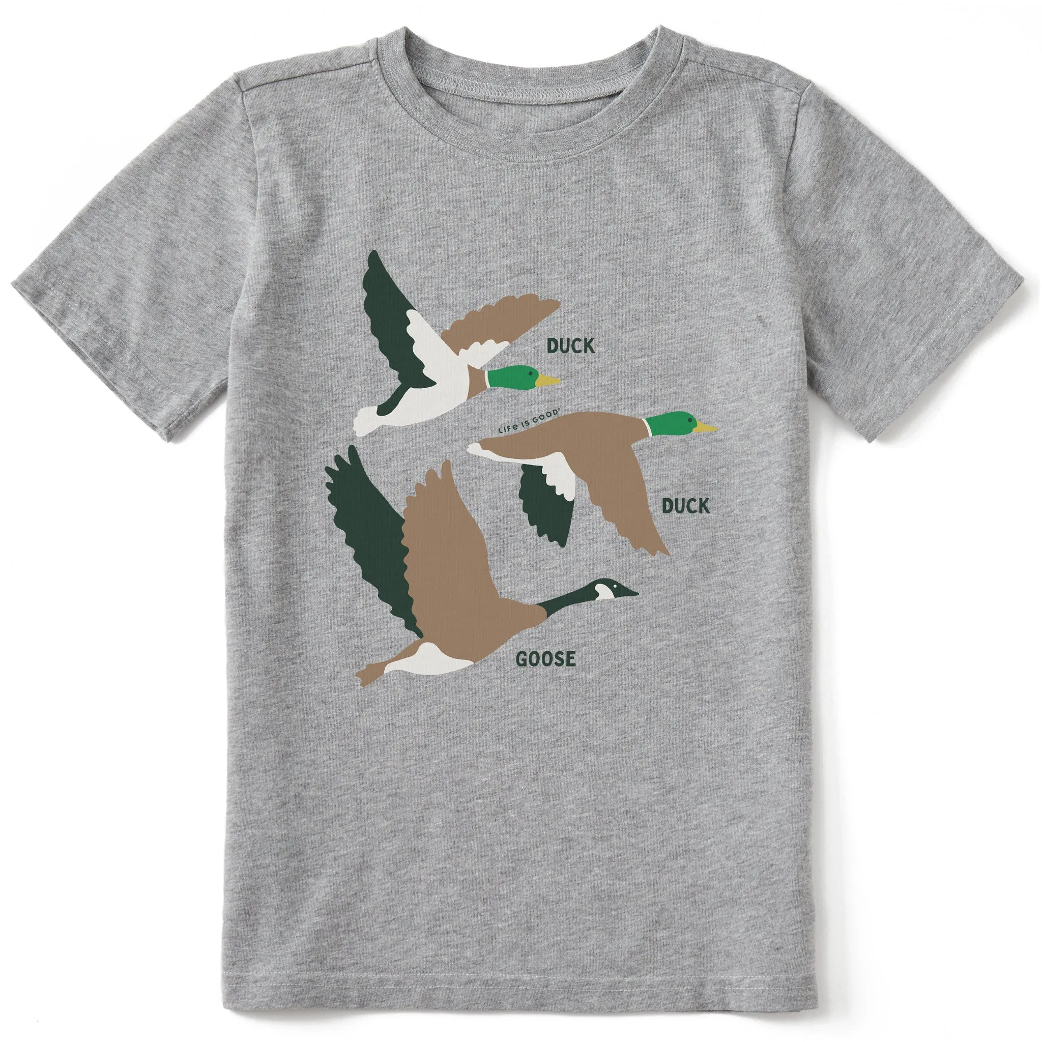 Kids Duck Duck Goose Short Sleeve Crusher Tee Life is Good