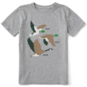 Kids Duck Duck Goose Short Sleeve Crusher Tee Life is Good