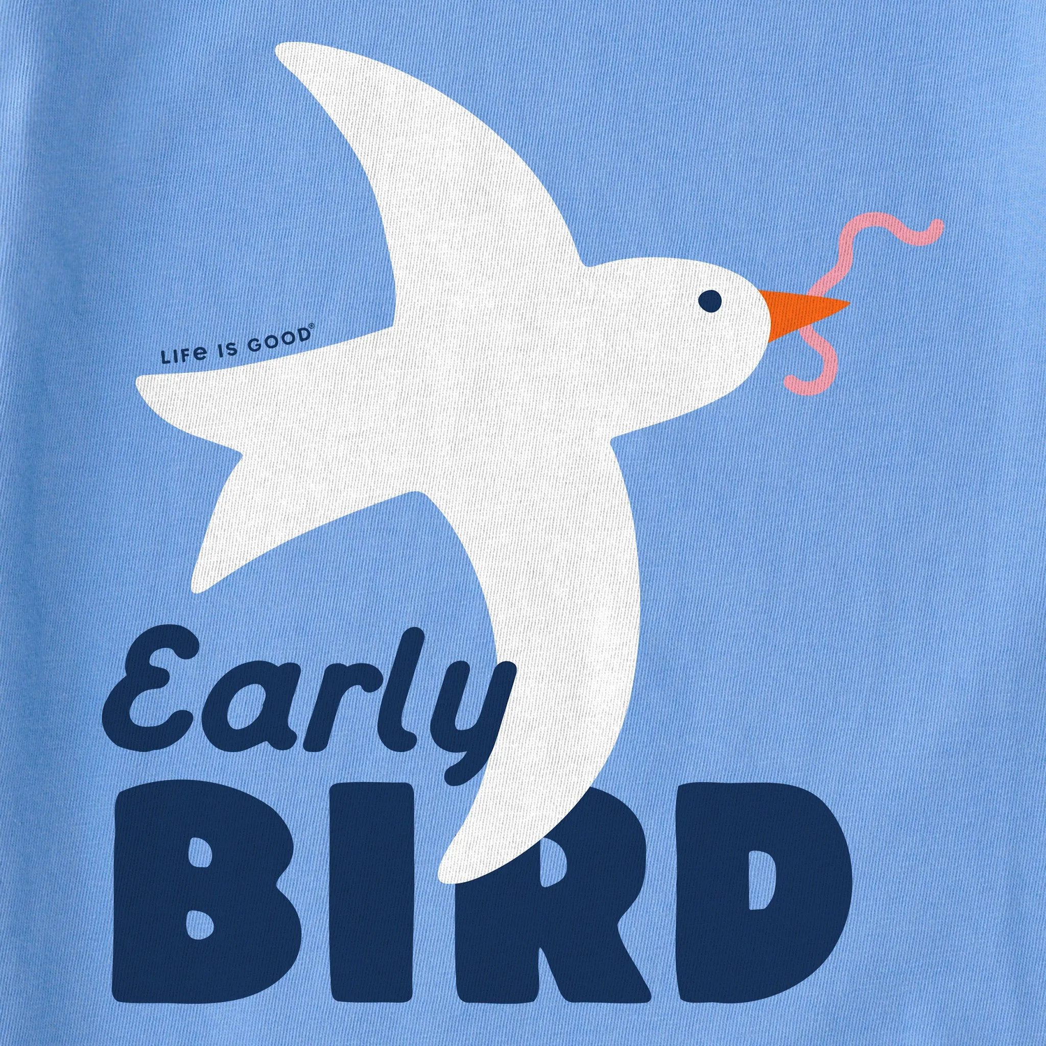 Kids Early Bird Short Sleeve Crusher Tee Life is Good