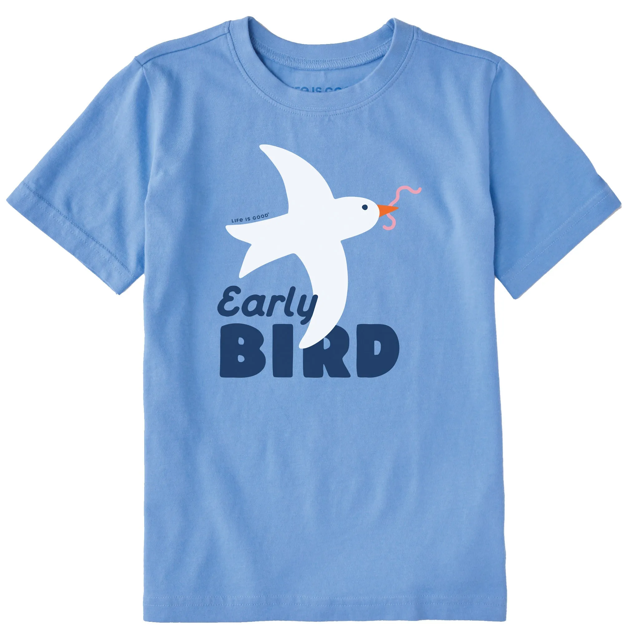 Kids Early Bird Short Sleeve Crusher Tee Life is Good