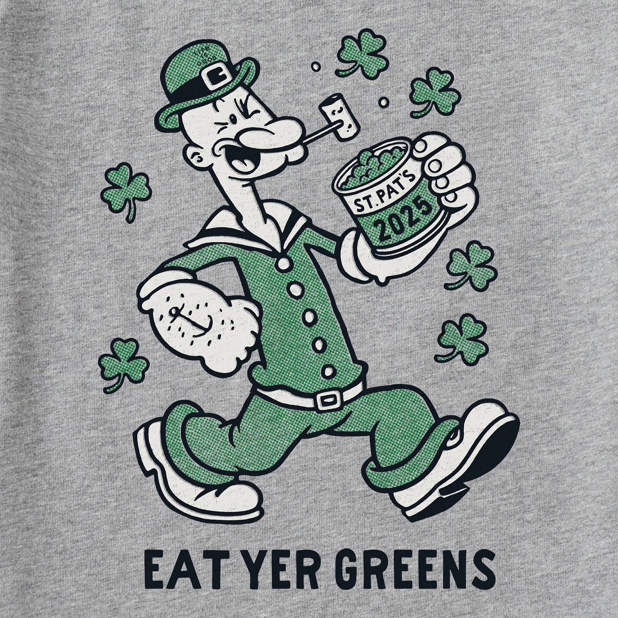 Kids Eat Yer Greens Short Sleeve Crusher Tee Life is Good