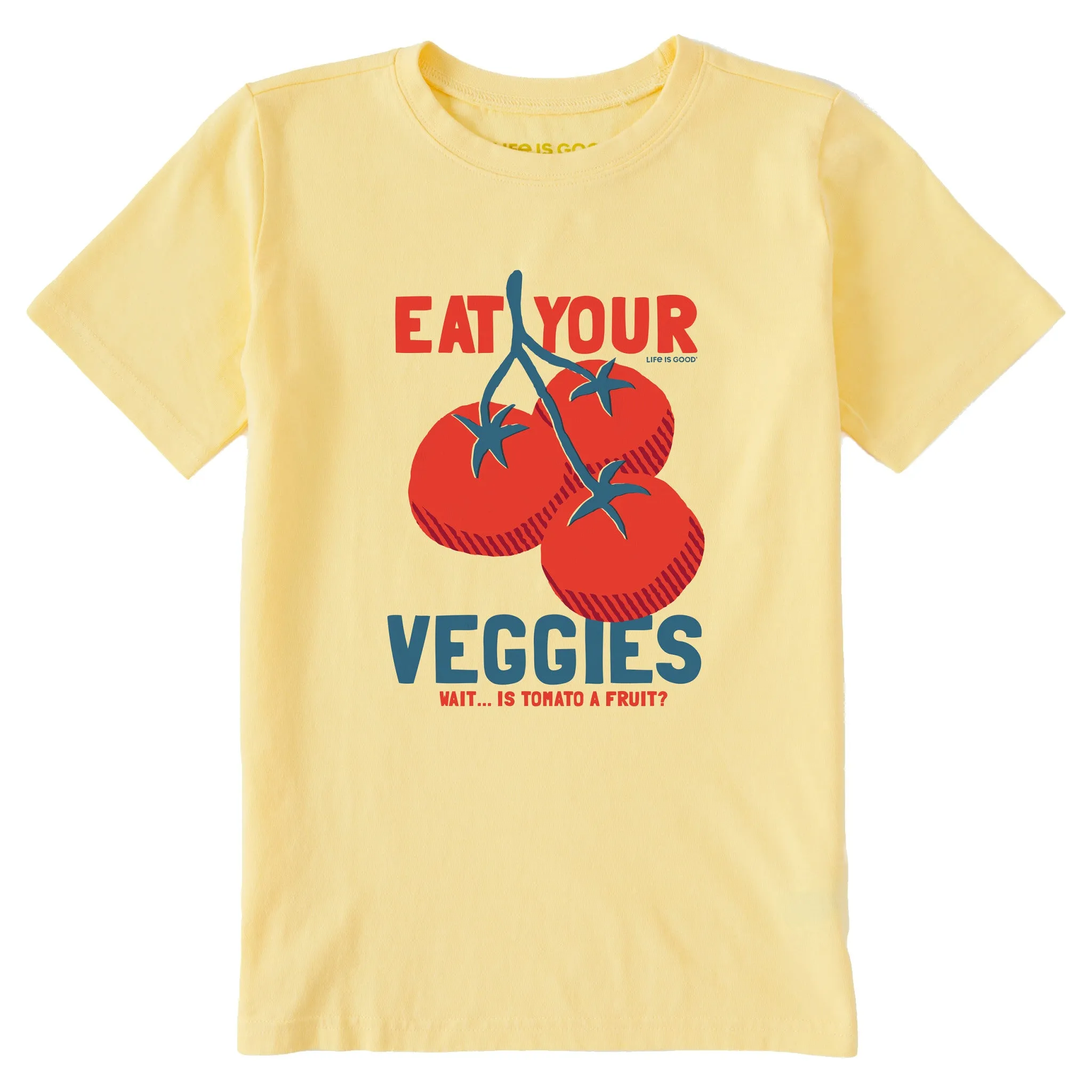Kids Eat Your Veggies Short Sleeve Crusher Tee Life is Good