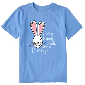 Kids Every Bunny needs Some Bunny Short Sleeve Crusher Tee Life is Good