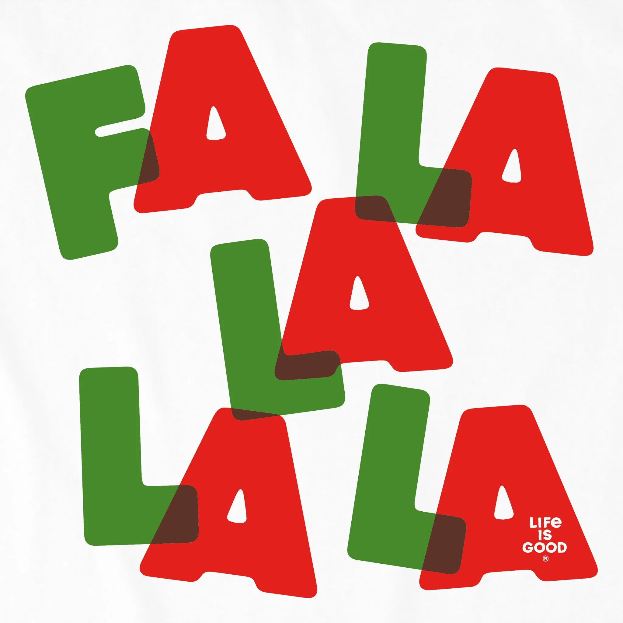 Kids Fa La La Long Sleeve Crusher Tee Life is Good