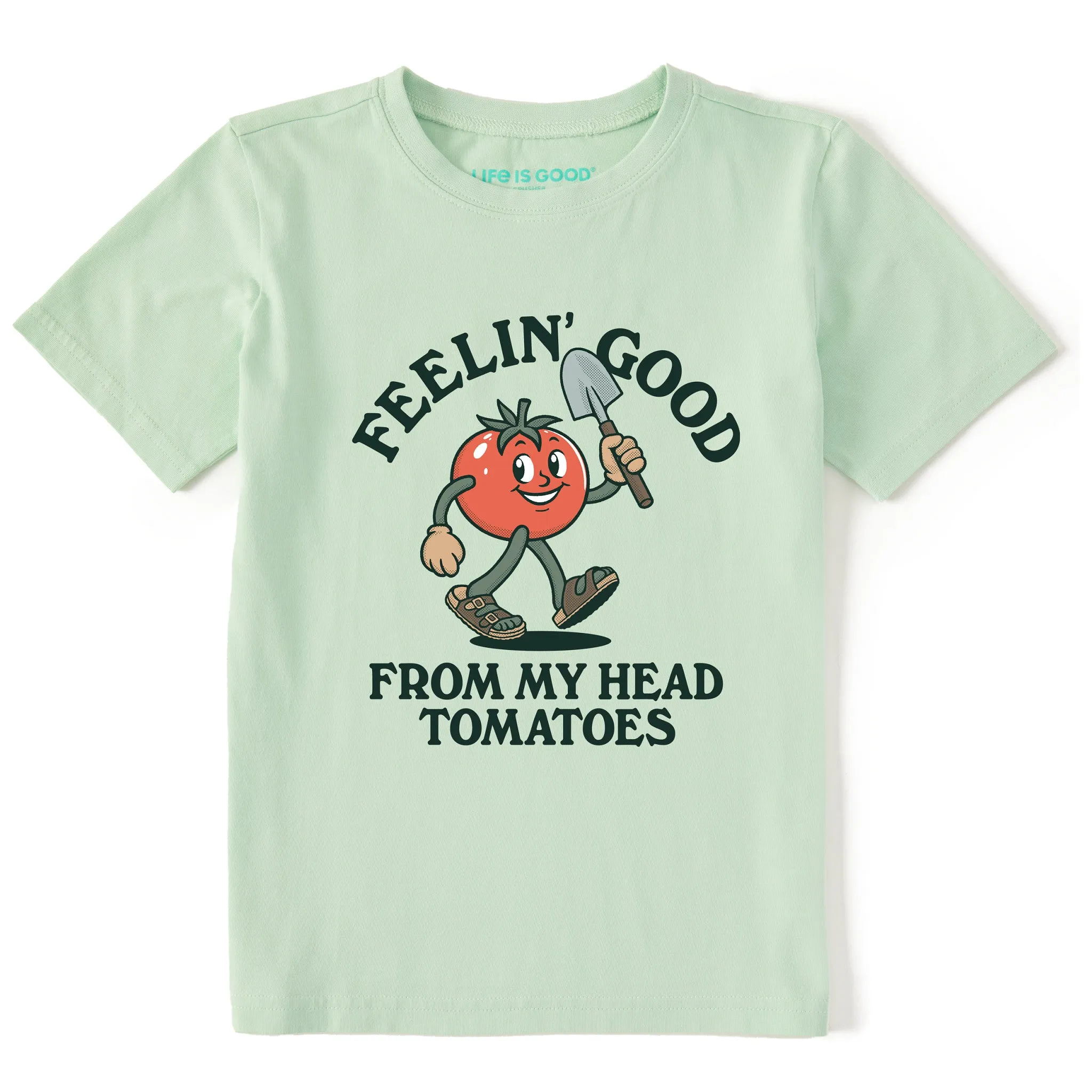 Kids Feelin' Good Tomatoes Short Sleeve Crusher Tee Life is Good