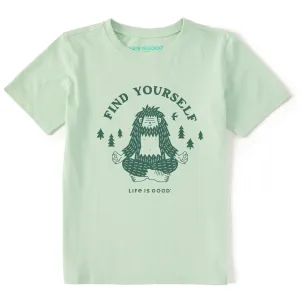 Kids Find Yourself Short Sleeve Crusher Tee Life is Good